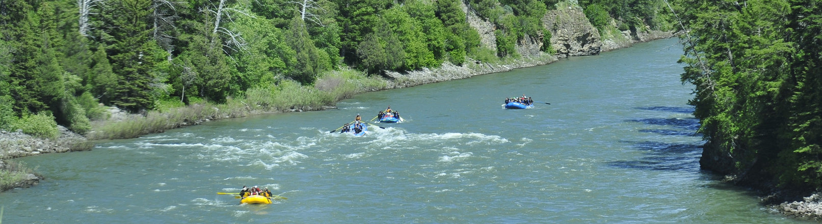 Rafting on Snake River