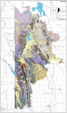 Snake River Basin Groundwater map