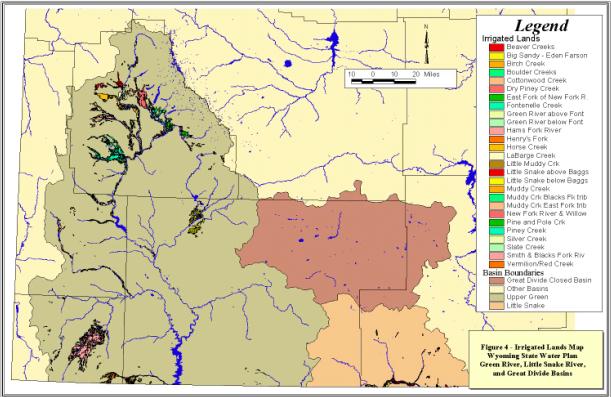Green River Basin 2001 Water Plan Irrigated Lands Technical Memorandum