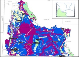 Green River Basin Color Map